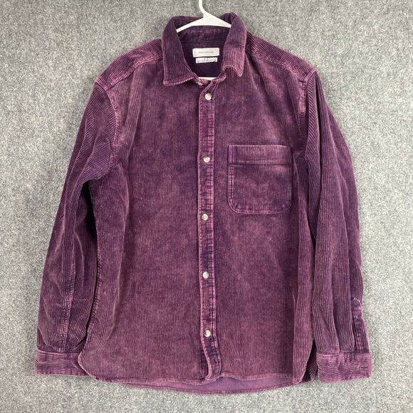 Urban Outfitters Other - Urban Outfitters Shirt Size M Purple Corduroy Oversized  Shacket Casual Outdoors